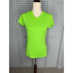 BHPC Perform athletic short sleeve v-neck shirt mesh back women's medium